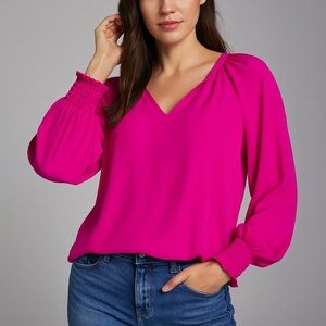 Vibrant Pink Women's Top